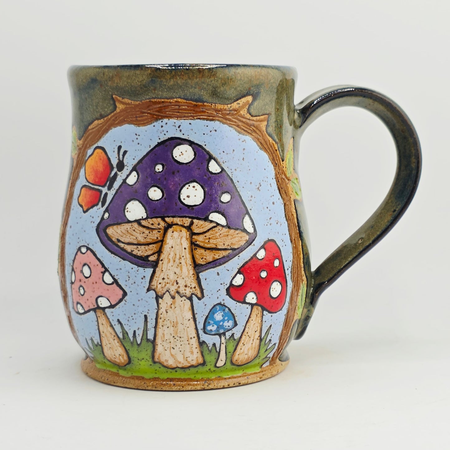 #35 Handmade stoneware Mug 15oz