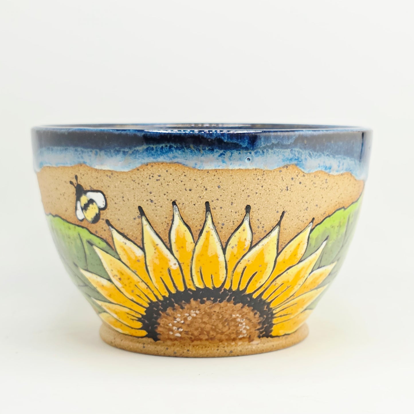 #34 Handmade stoneware bowl 5.5x3.5