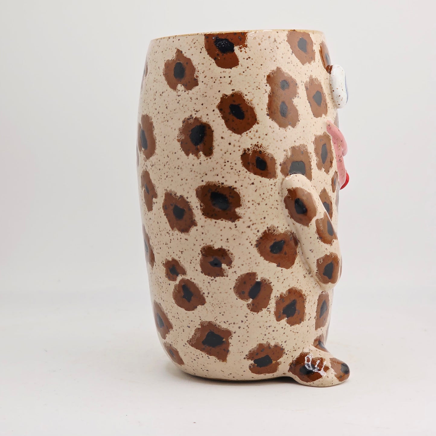 #46 Handmade stoneware vase 6x3.5