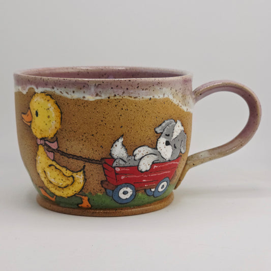 #09 Handmade stoneware Mug   20 oz