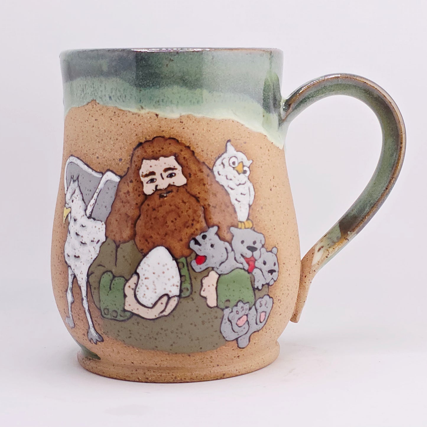 #28 Handmade stoneware Mug 18oz