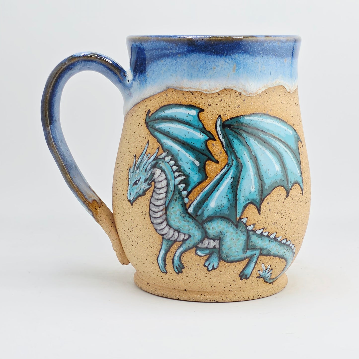 #11 Handmade stoneware Mug 17oz