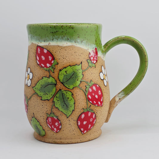 #08 Handmade stoneware Mug 17oz