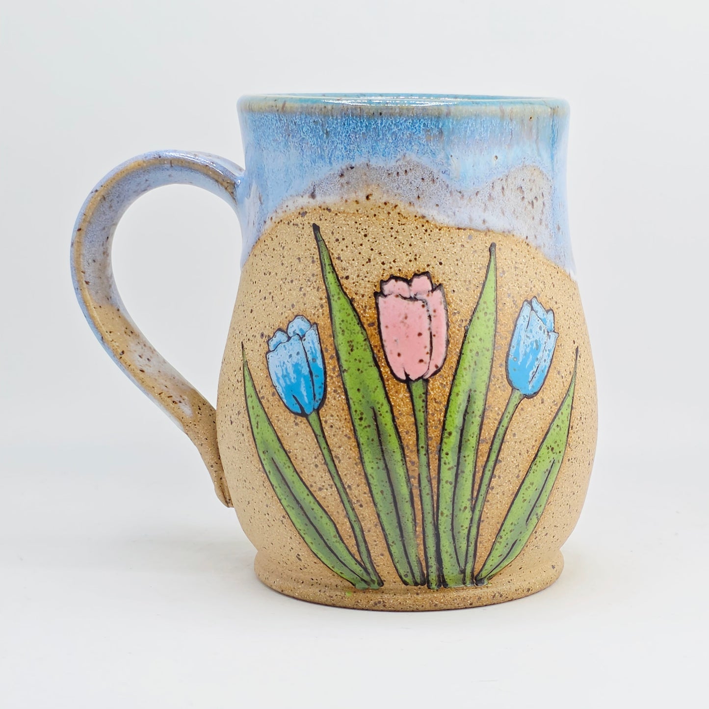 #14 Handmade stoneware Mug 17oz