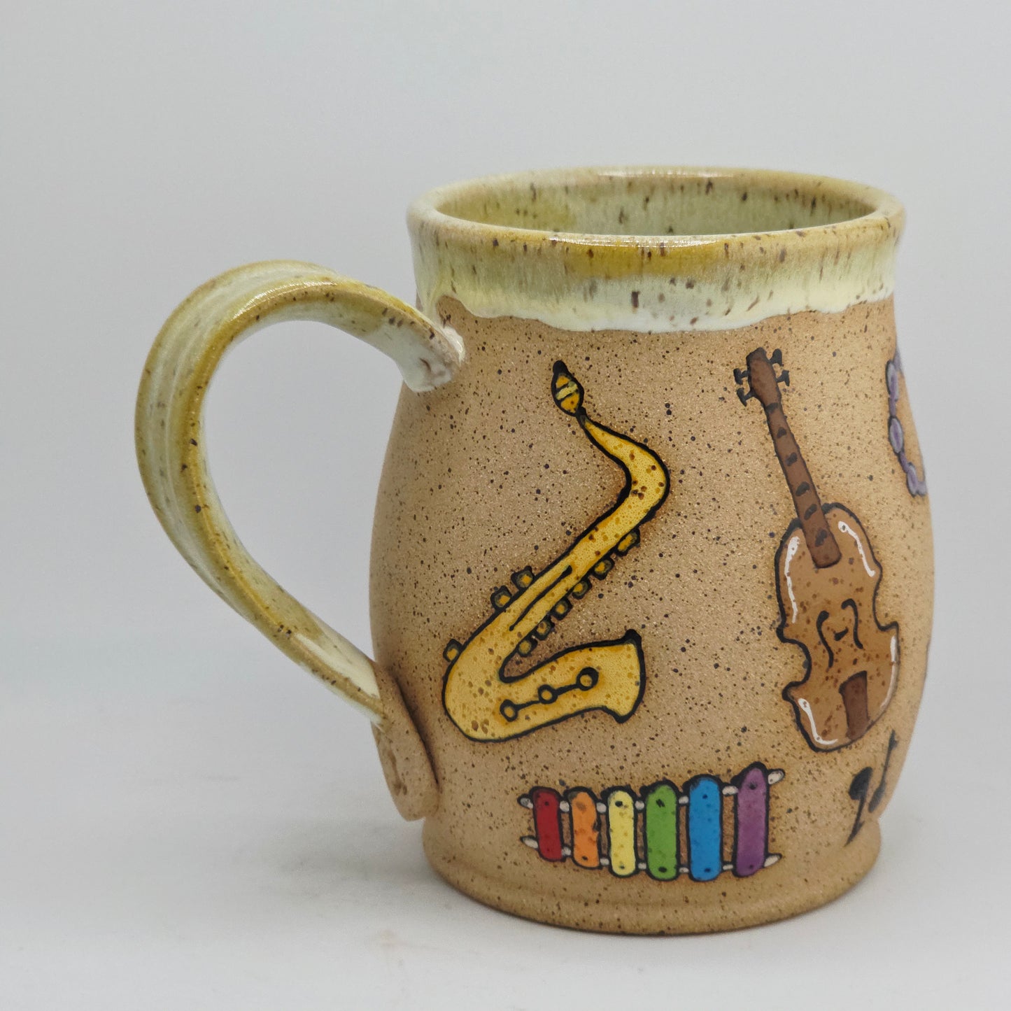 #05 Handmade stoneware Mug   17oz