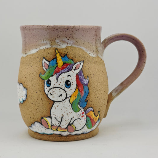 #16 Handmade stoneware mug 16oz