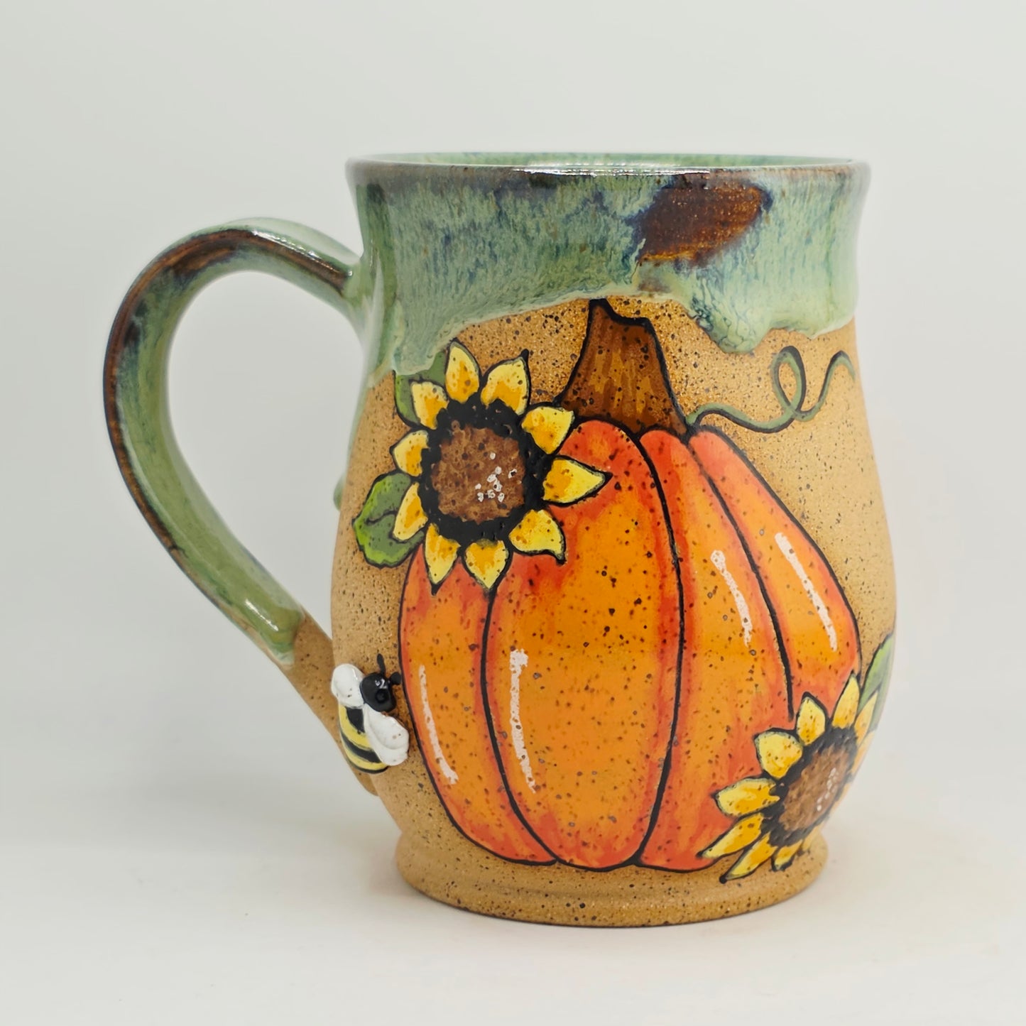 #09 Handmade stoneware Mug 18oz