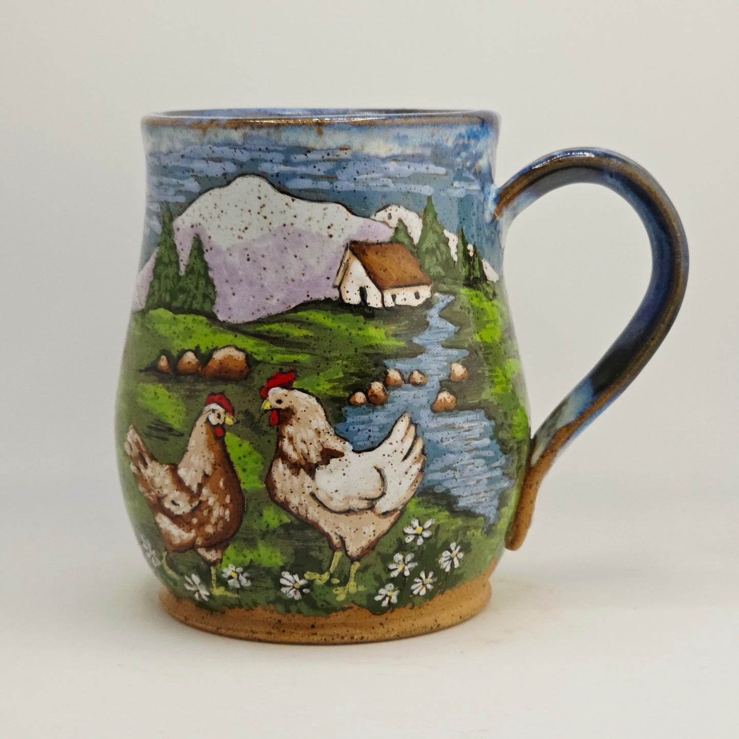 #01 Handmade stoneware Mug 19oz