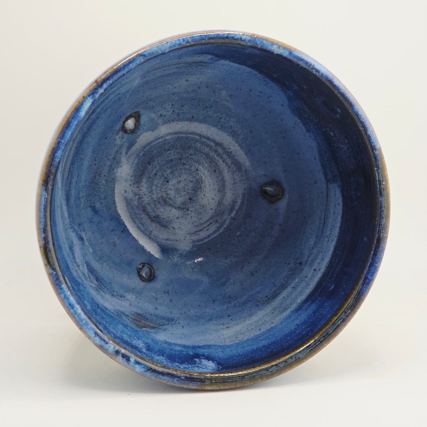 #044 Handmade stoneware flower pot 4x5