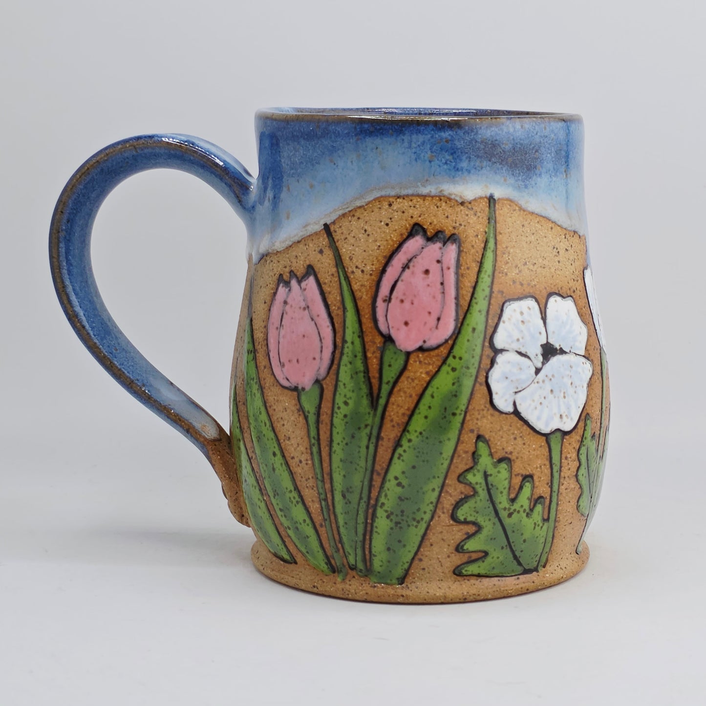 #12 Handmade stoneware Mug 16oz