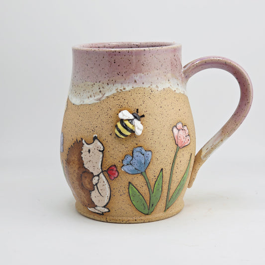 #14 Handmade stoneware Mug 18oz