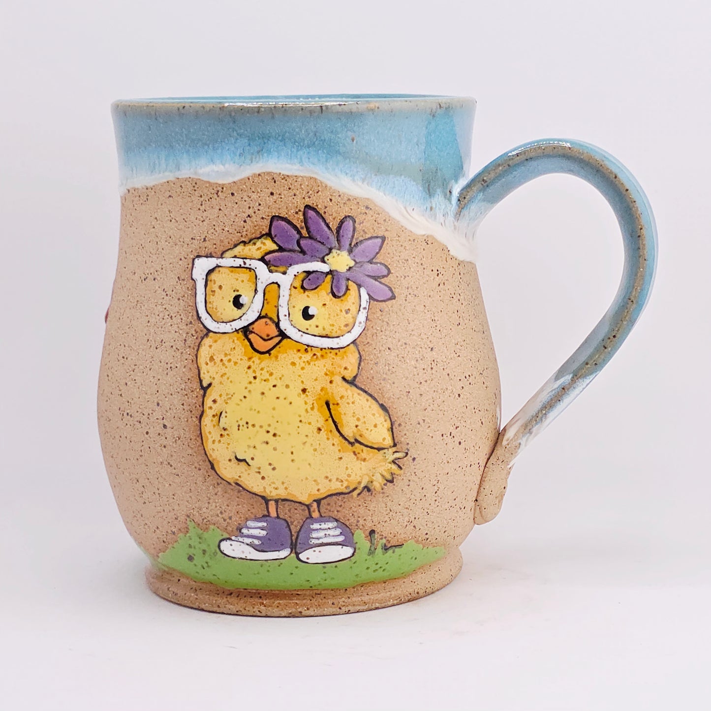 #12 Handmade stoneware Mug 17oz