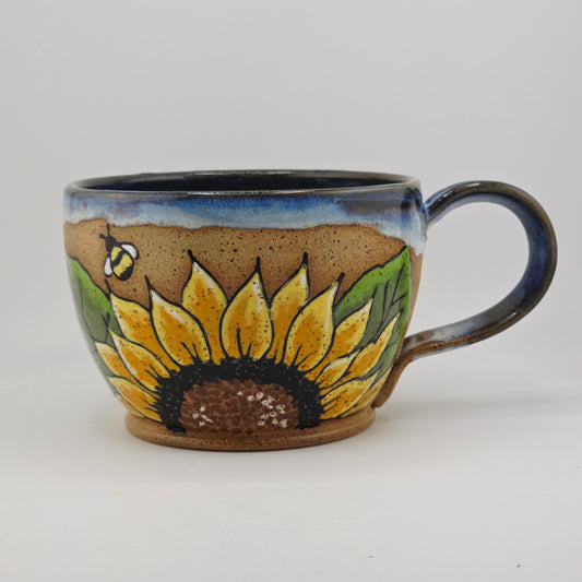#34 Handmade stoneware Mug    17oz