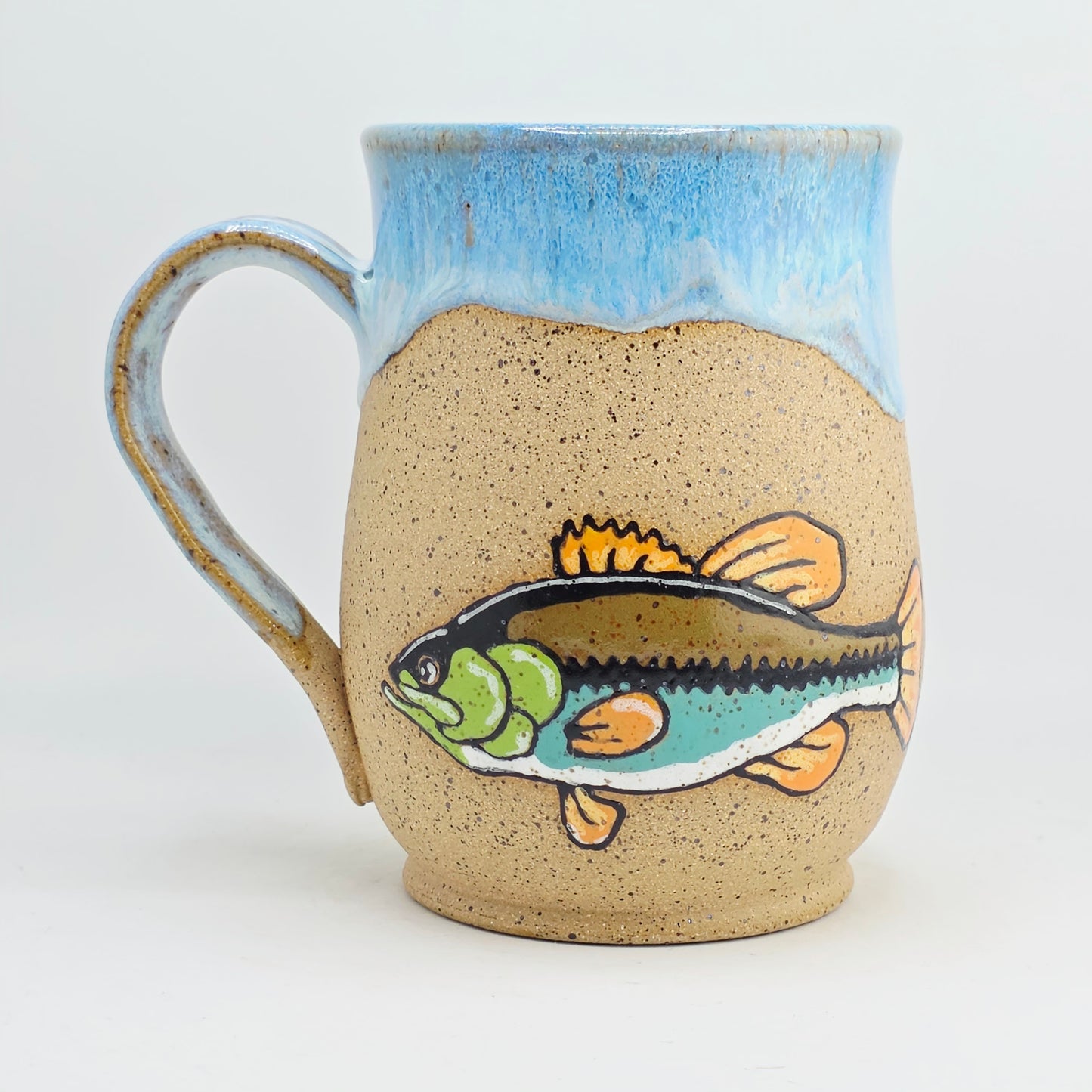 #07 Handmade stoneware Mug 18oz