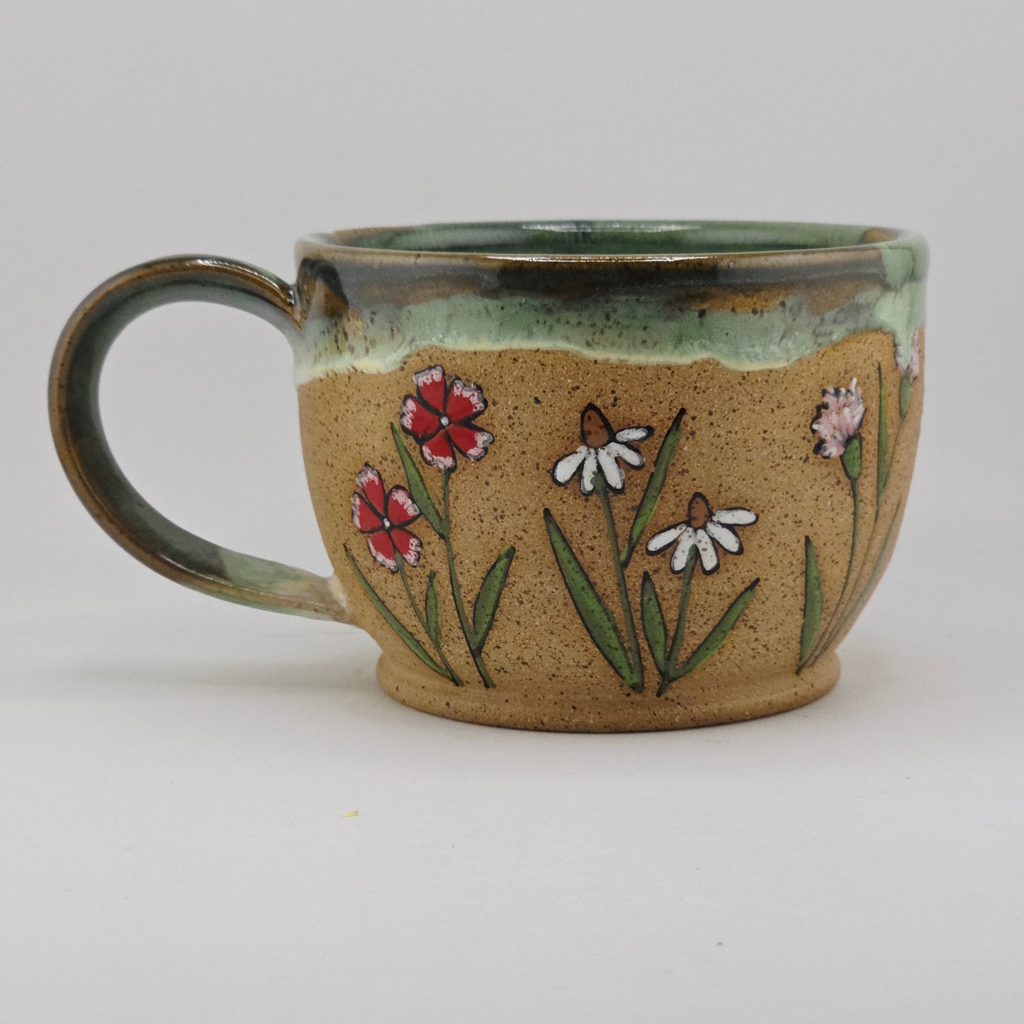 #37 Handmade stoneware Mug    16oz