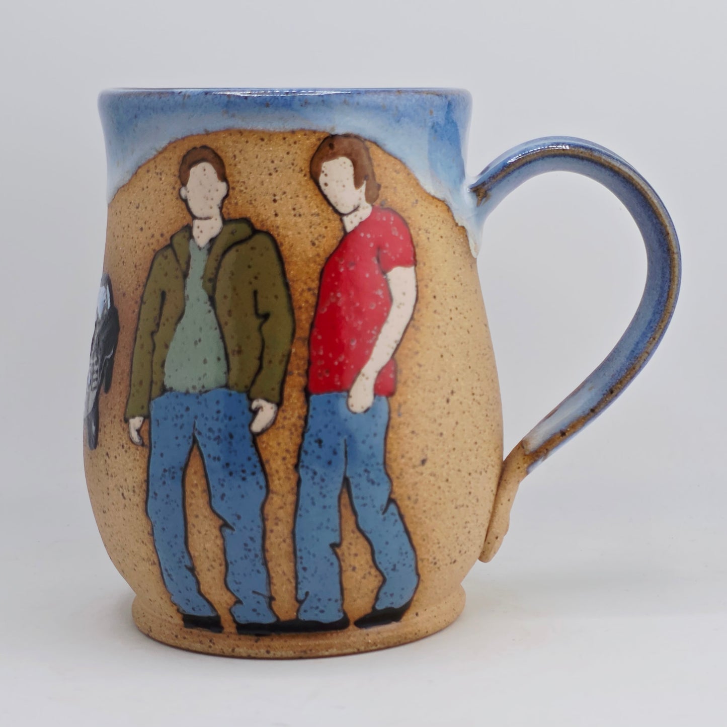#17 Handmade stoneware Mug 18oz