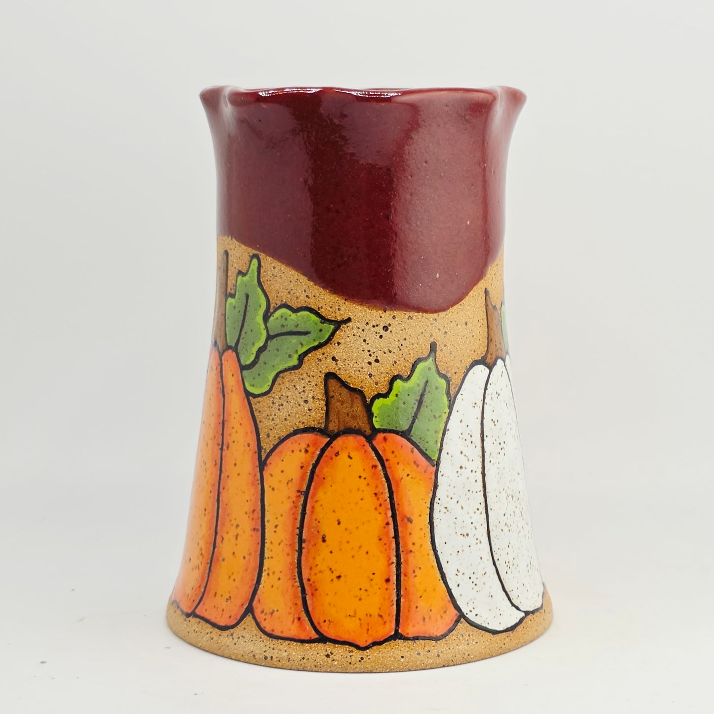 #43 Handmade stoneware bud vase