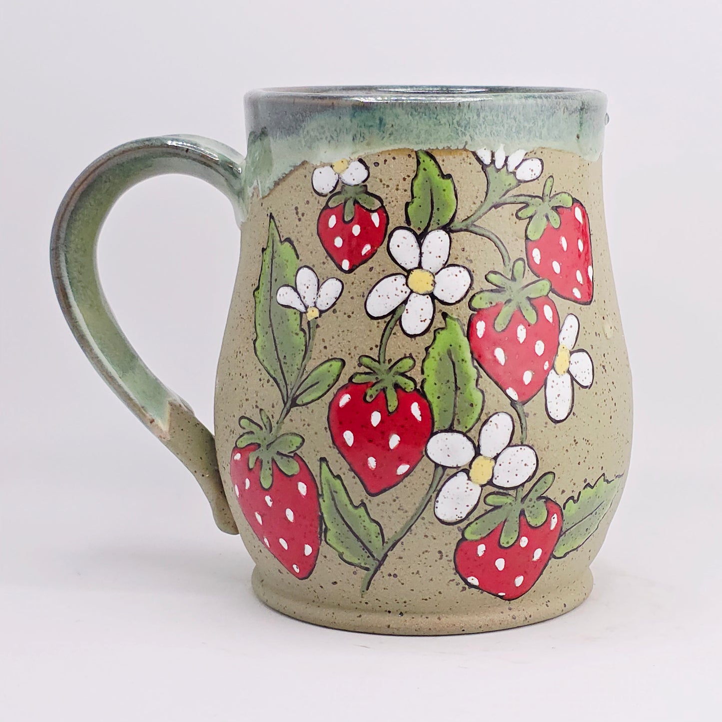 #10 Handmade stoneware Mug 18oz
