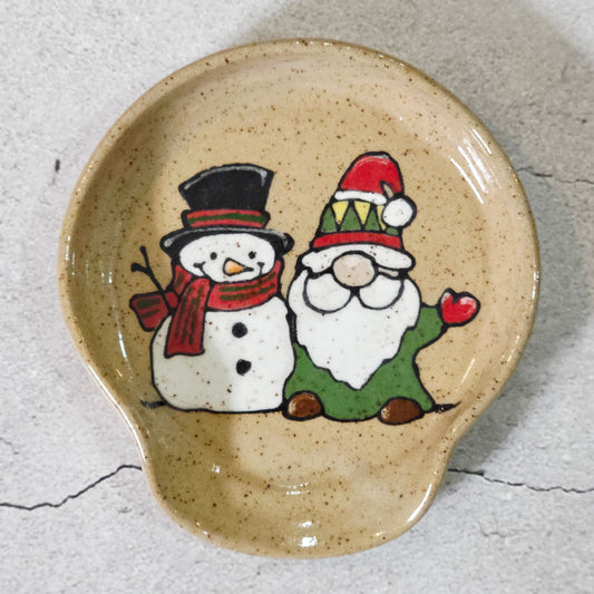 #34 Handmade stoneware spoonrest