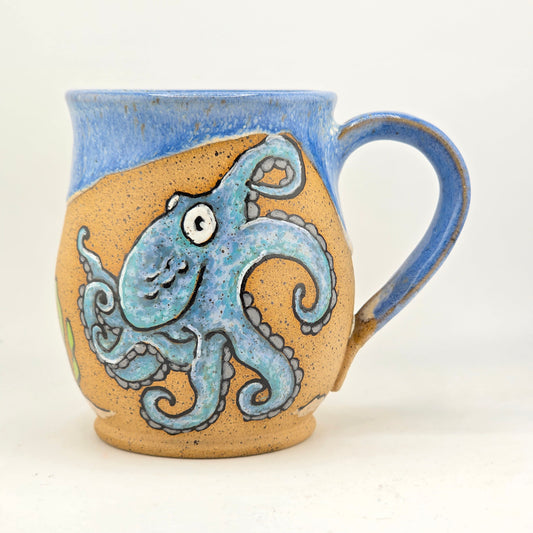 #113 Handmade stoneware mug 16oz