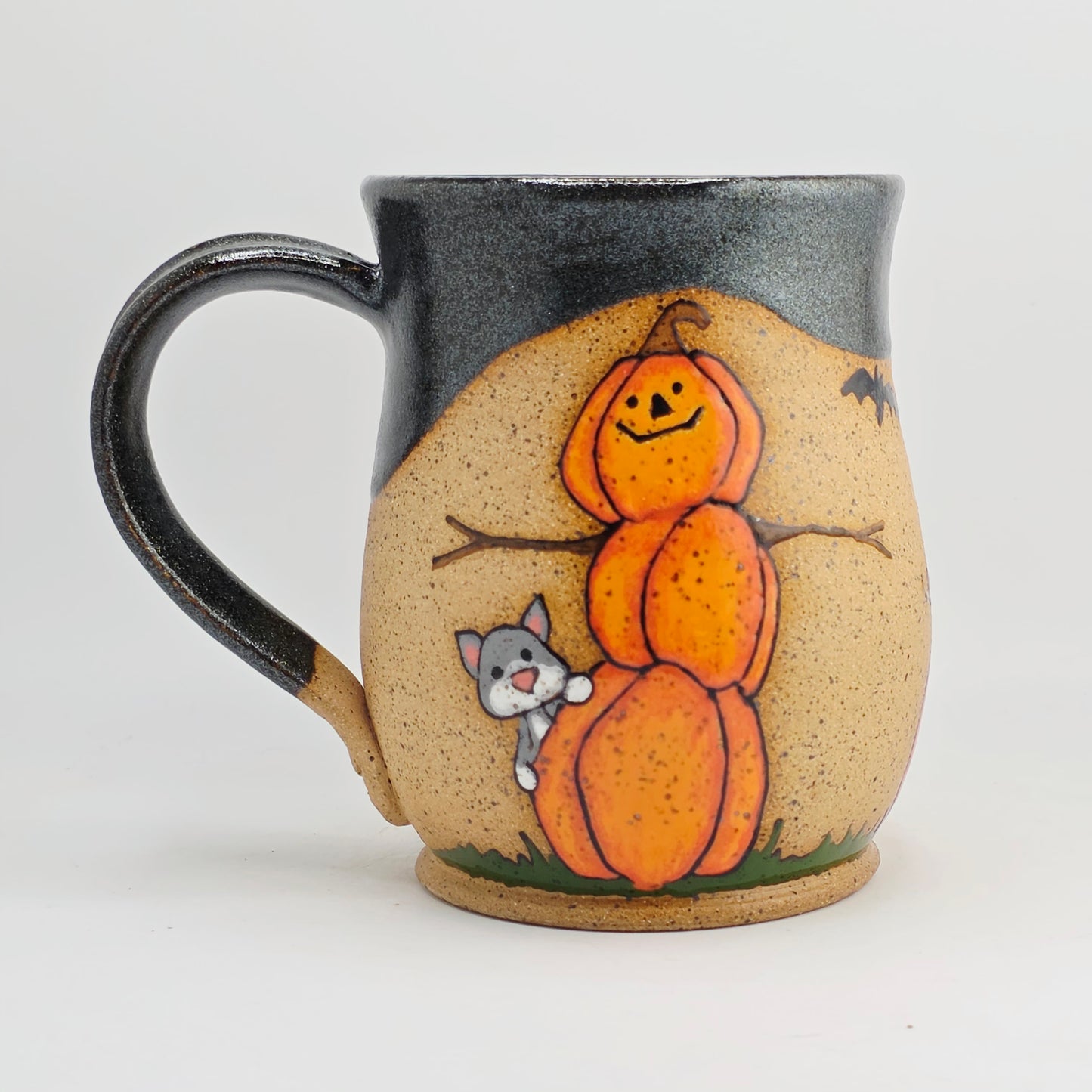 #09 Handmade stoneware Mug 17oz