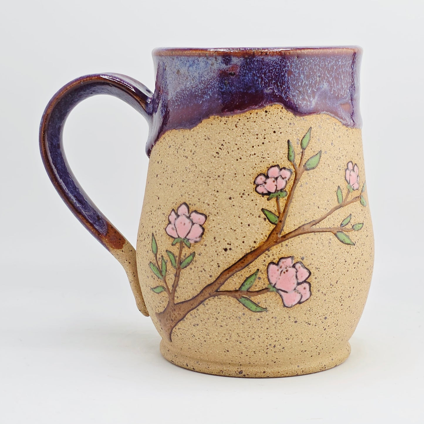 #12 Handmade stoneware Mug 18oz