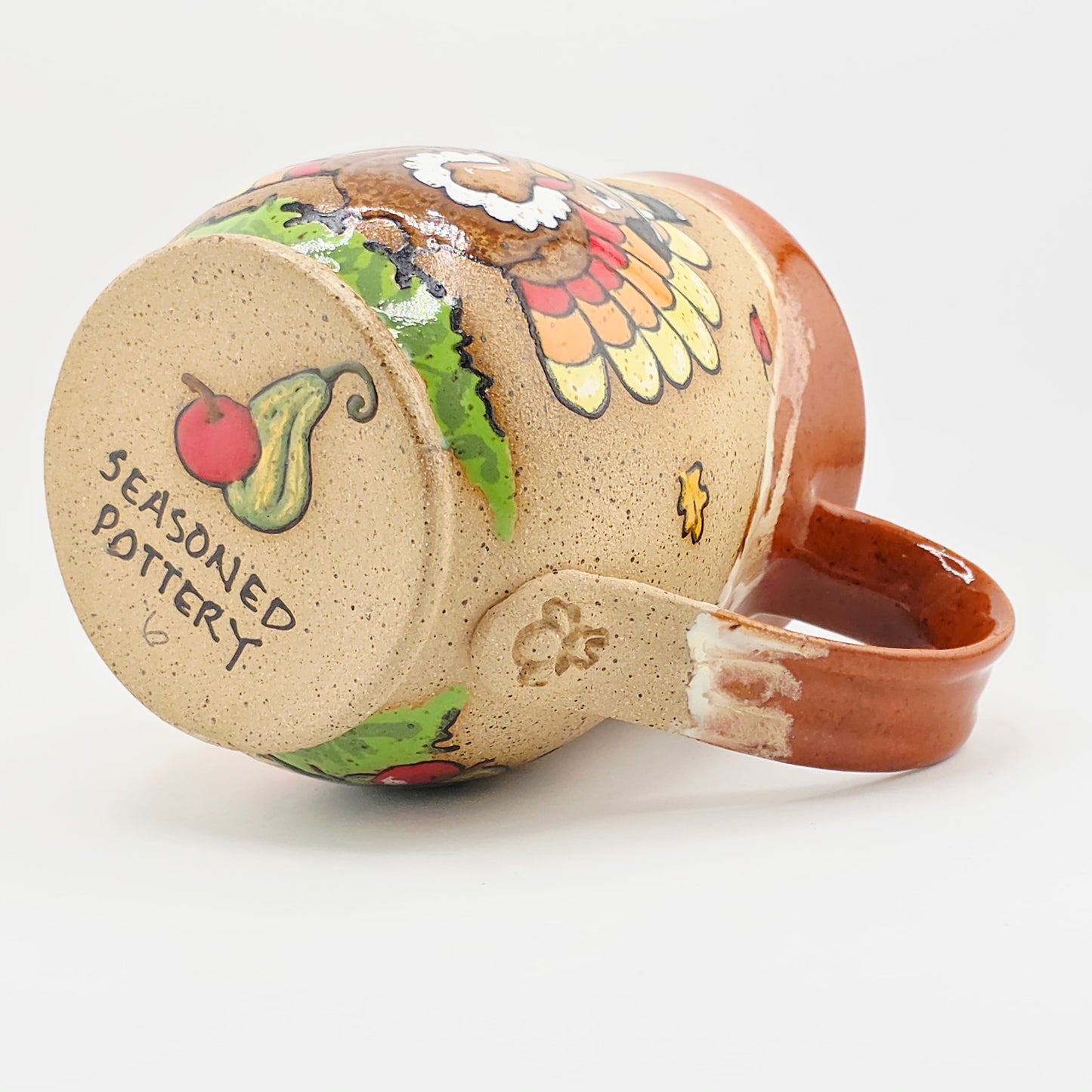 #06 Handmade stoneware mug 16-17oz