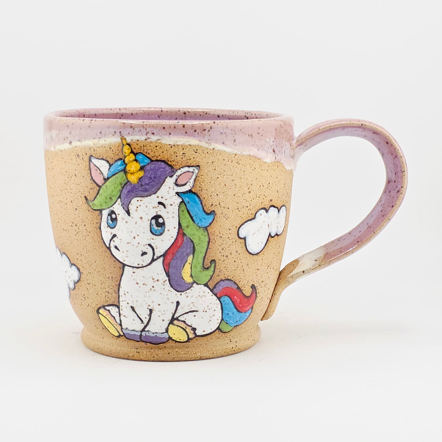 #21 Handmade stoneware mug 14 oz