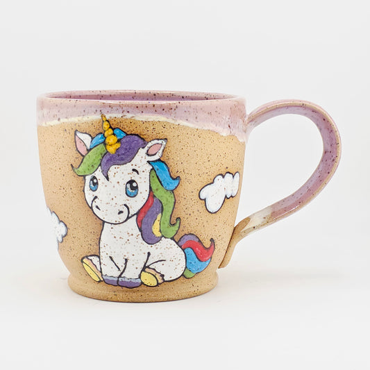 #21 Handmade stoneware mug 14 oz