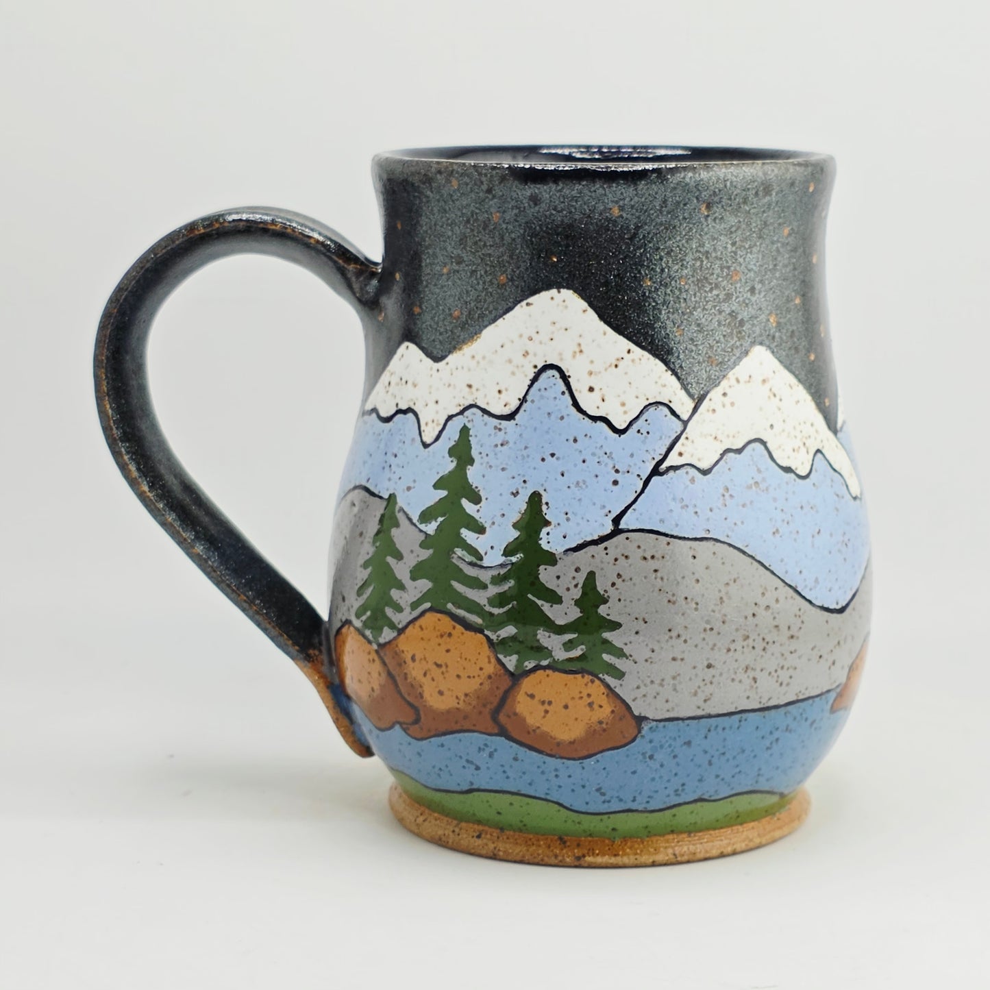 #39 Handmade stoneware Mug 16oz