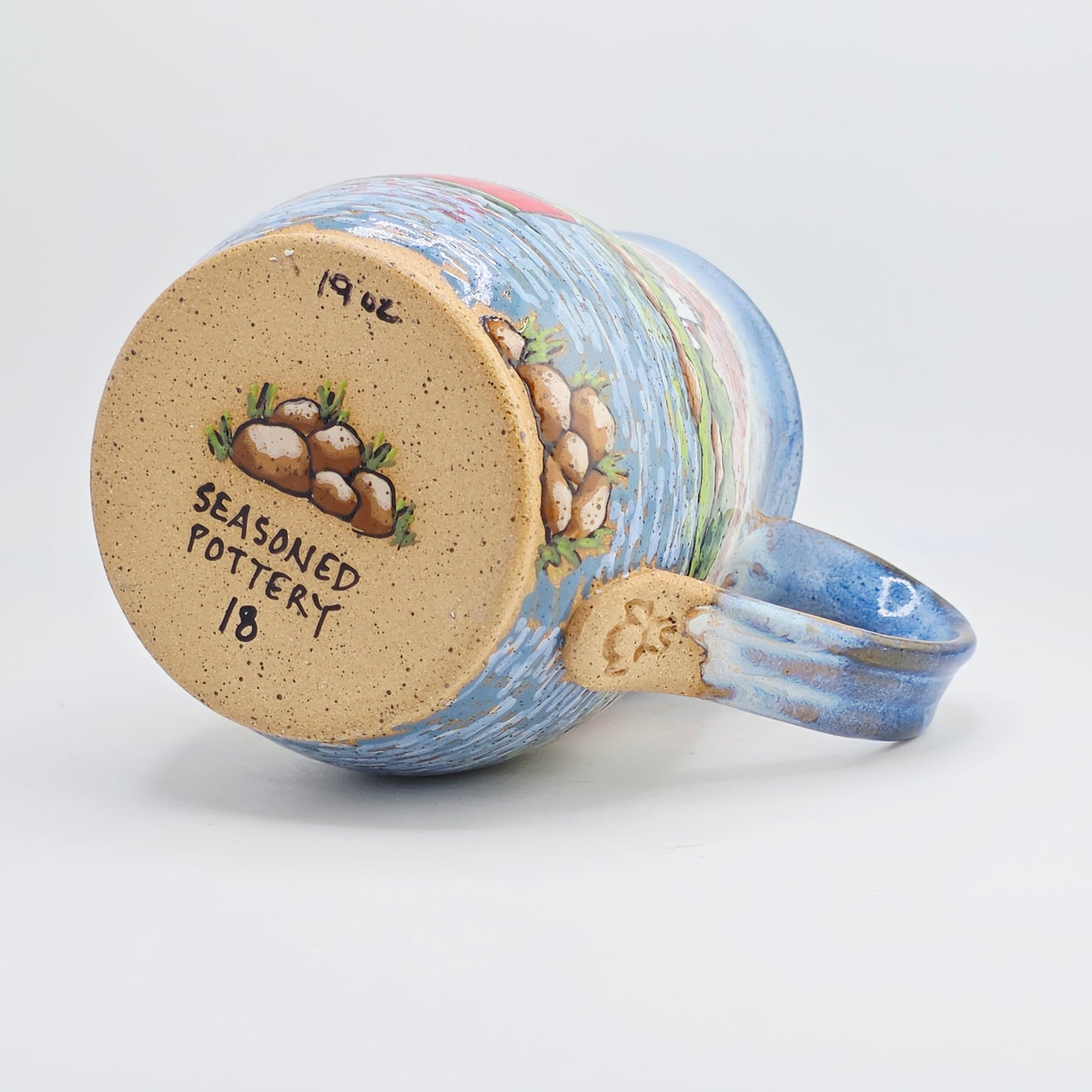 #18 Handmade stoneware Mug 19oz