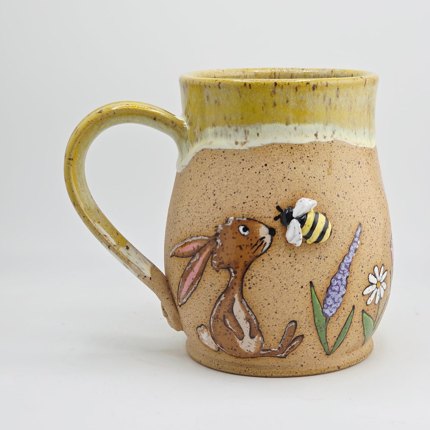 #16 Handmade stoneware Mug 18oz