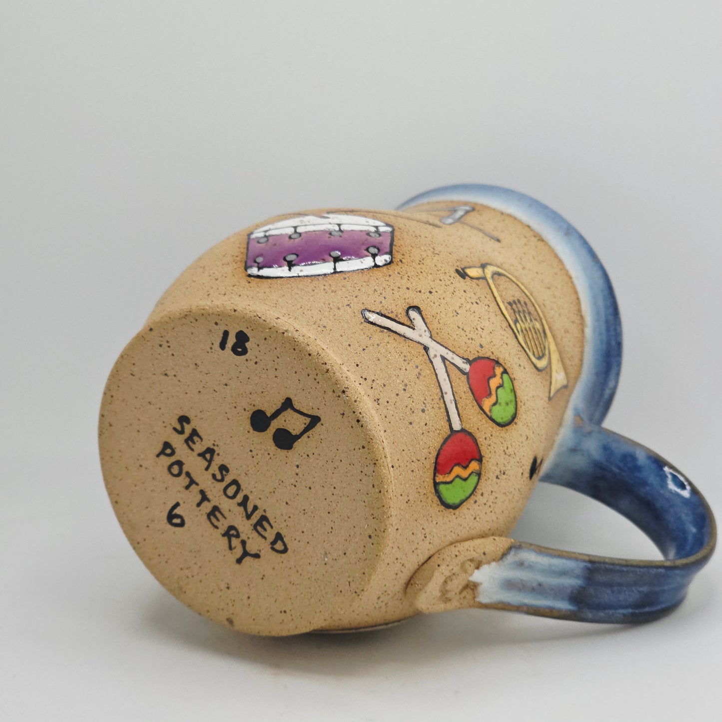 #06 Handmade stoneware Mug 18oz