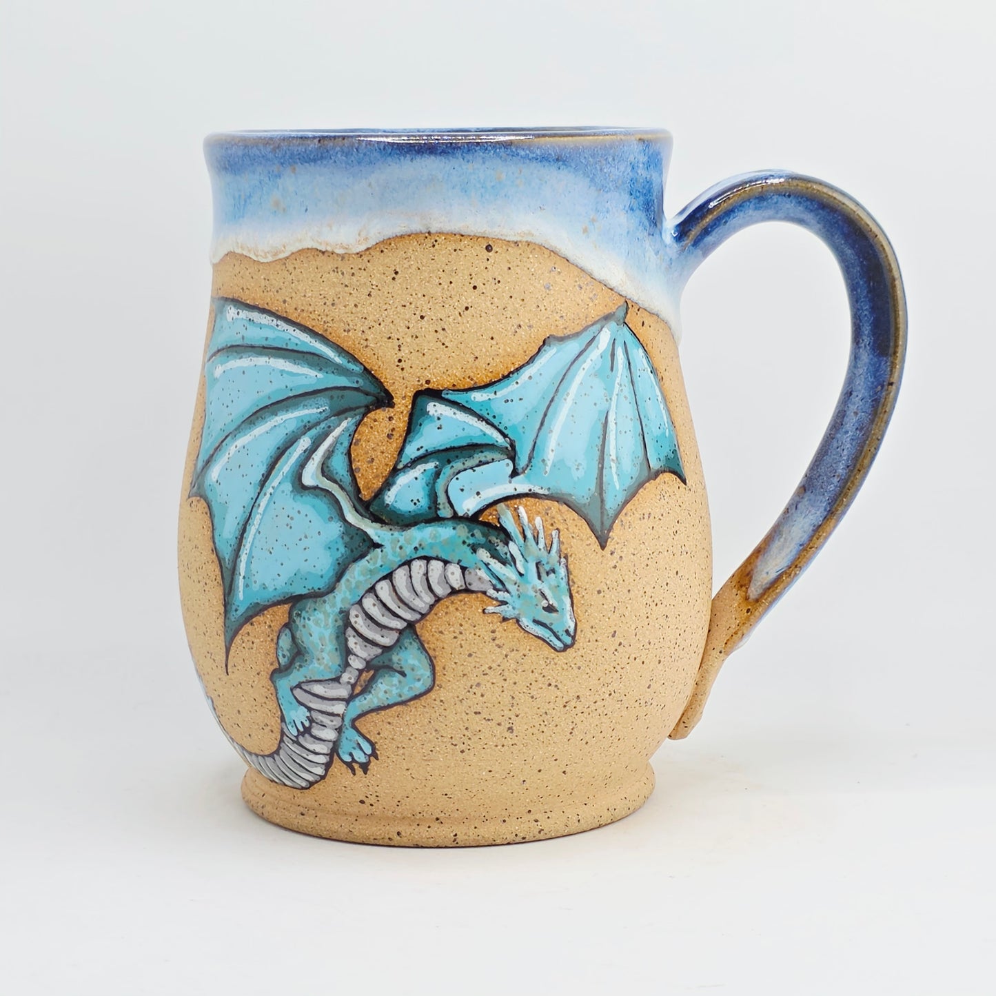 #11 Handmade stoneware Mug 17oz