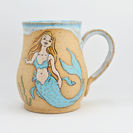 #10 Handmade stoneware Mug 17oz
