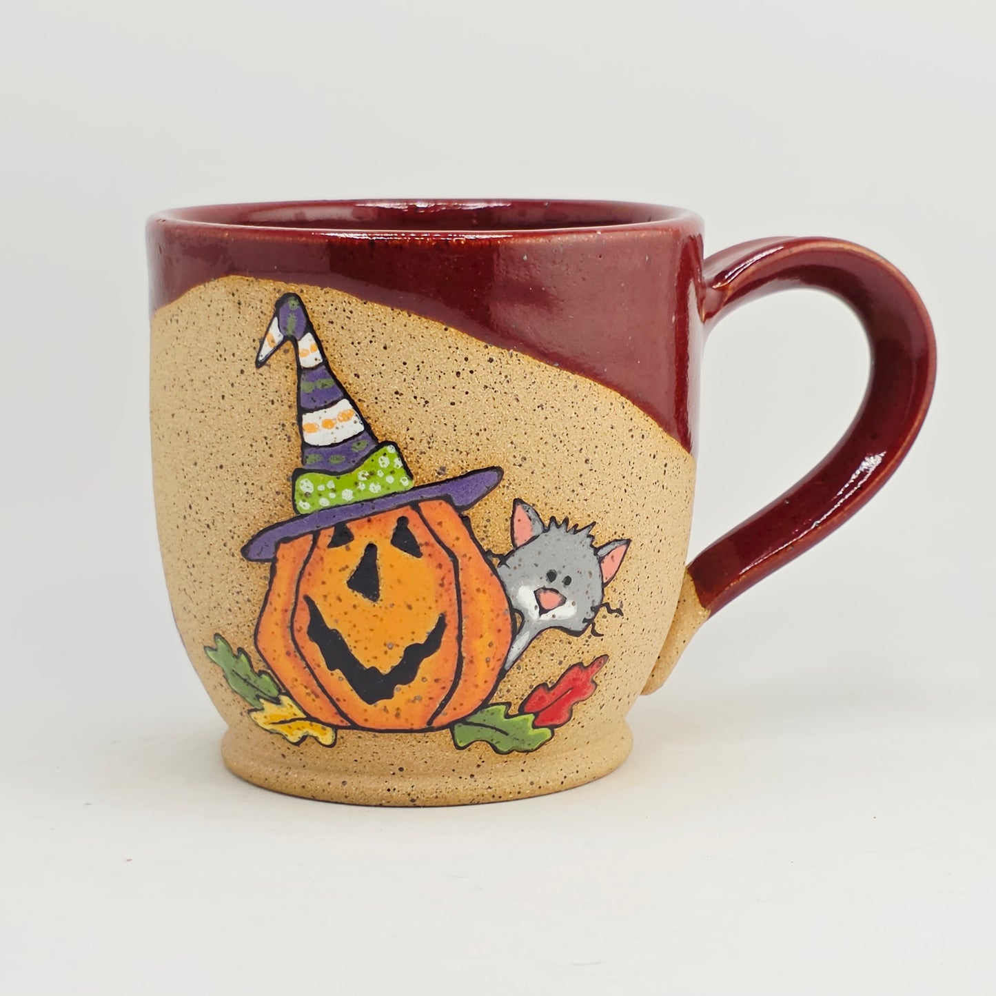 #41 Handmade stoneware Mug 12oz
