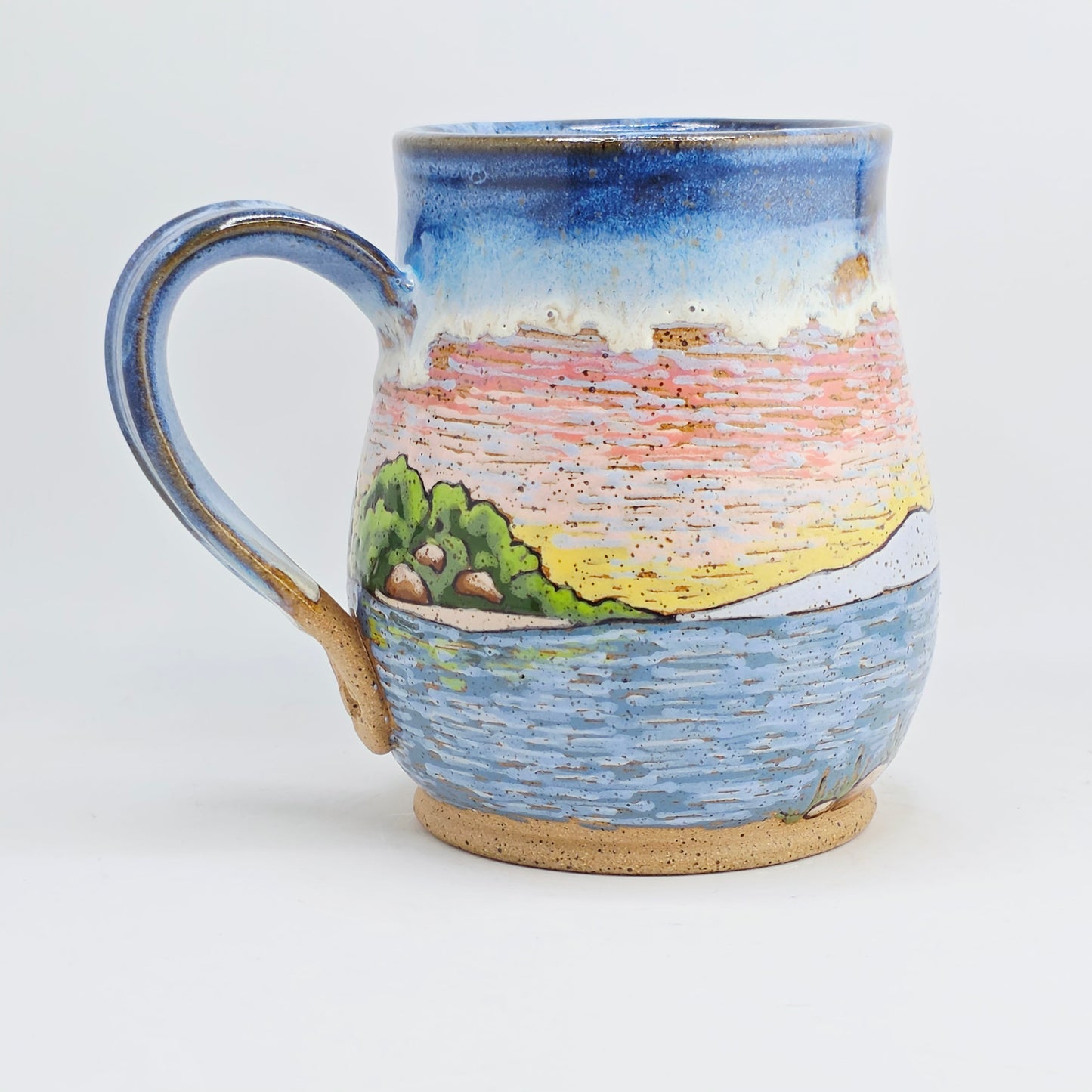 #18 Handmade stoneware Mug 19oz