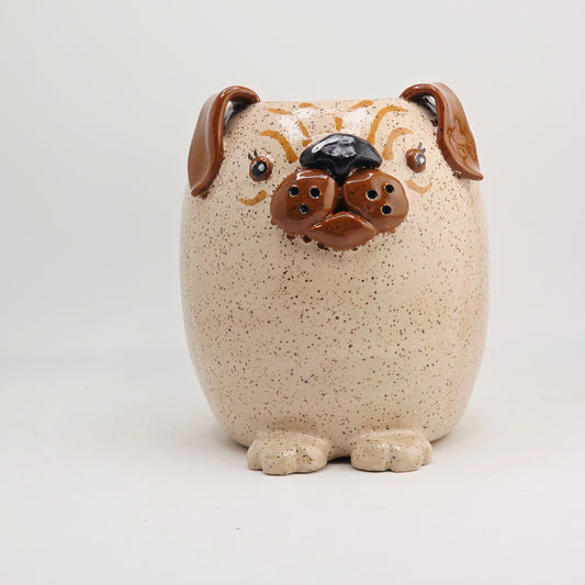 #43 Handmade stoneware vase 4.5x4