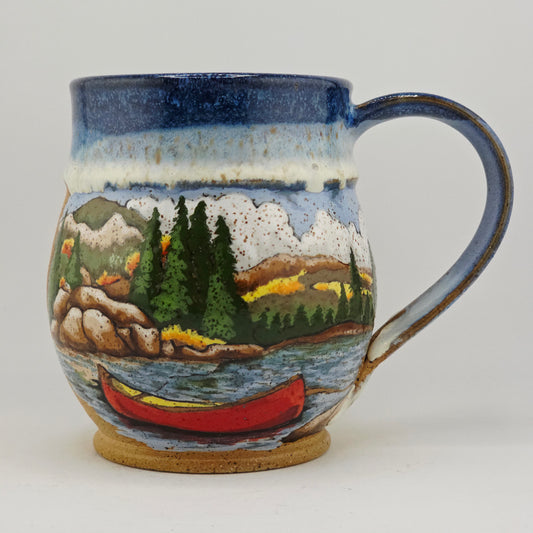 #13 Handmade stoneware mug 15oz