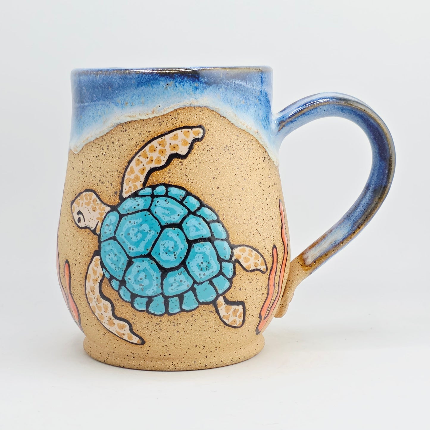#08 Handmade stoneware Mug 16oz