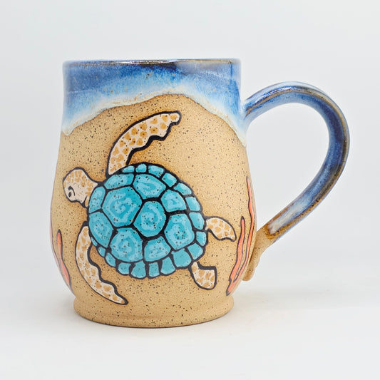 #08 Handmade stoneware Mug 16oz