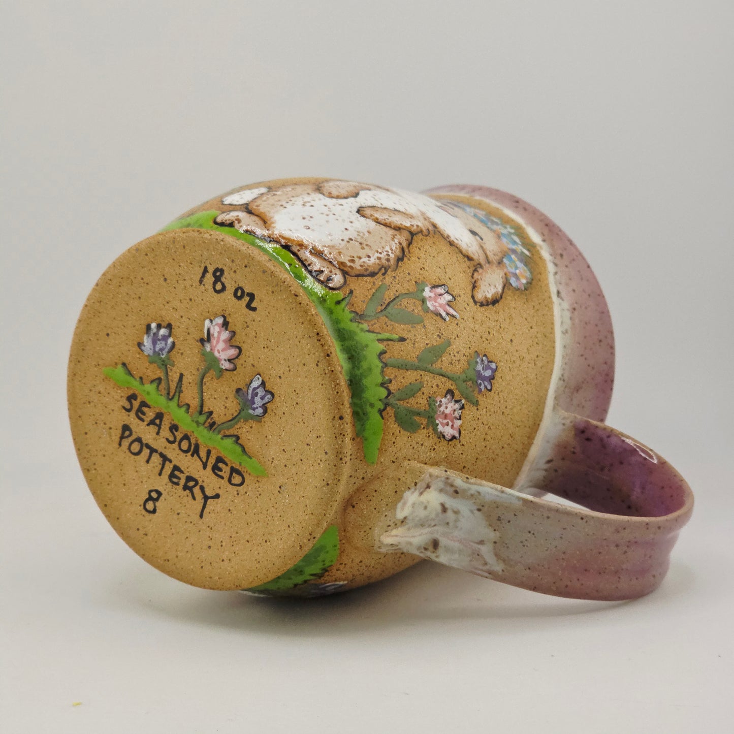 #08 Handmade stoneware Mug    18oz