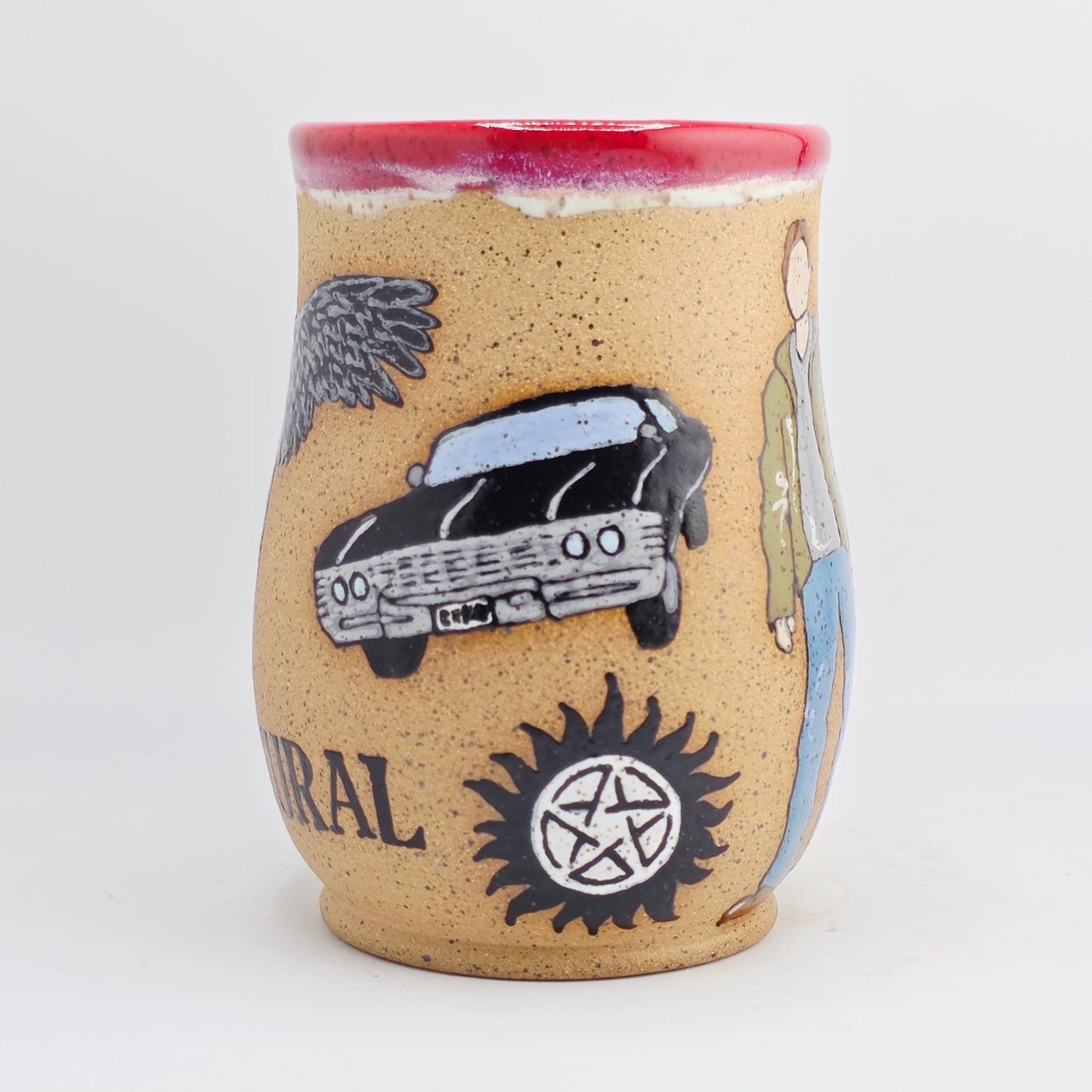 #23 Handmade stoneware Mug 18oz
