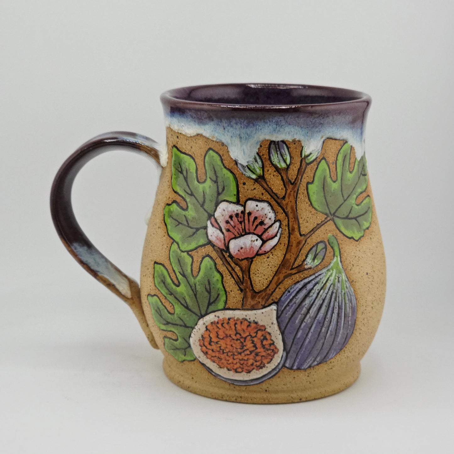 #20 Handmade stoneware mug 18oz