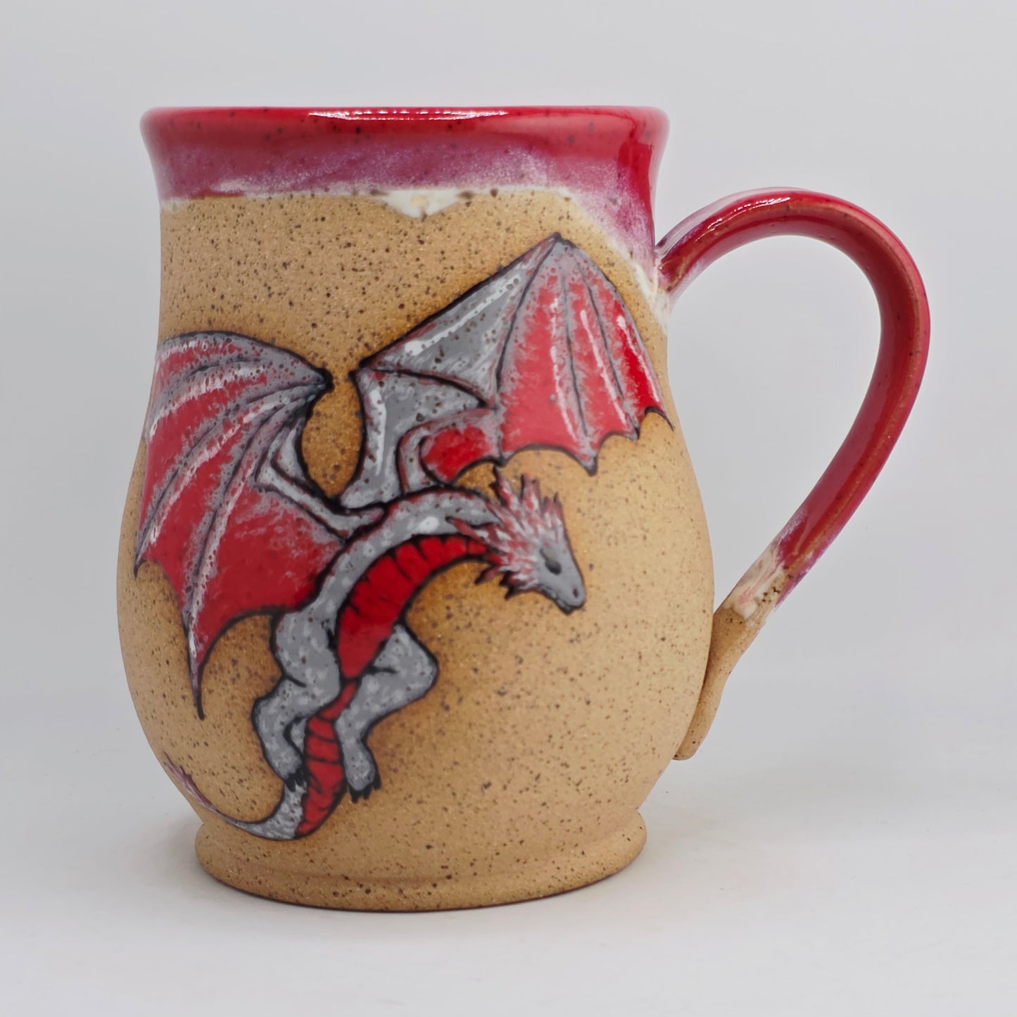 #15 Handmade stoneware Mug 19oz