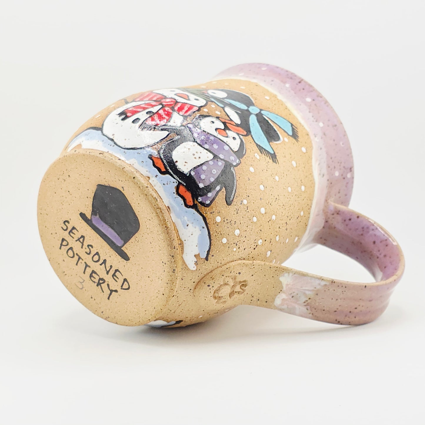 #03 Handmade stoneware mug 16-17oz