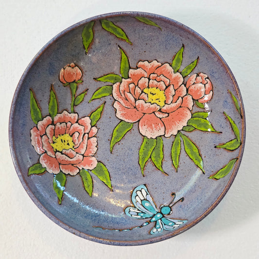 #38 Handmade stoneware bowl 8x2