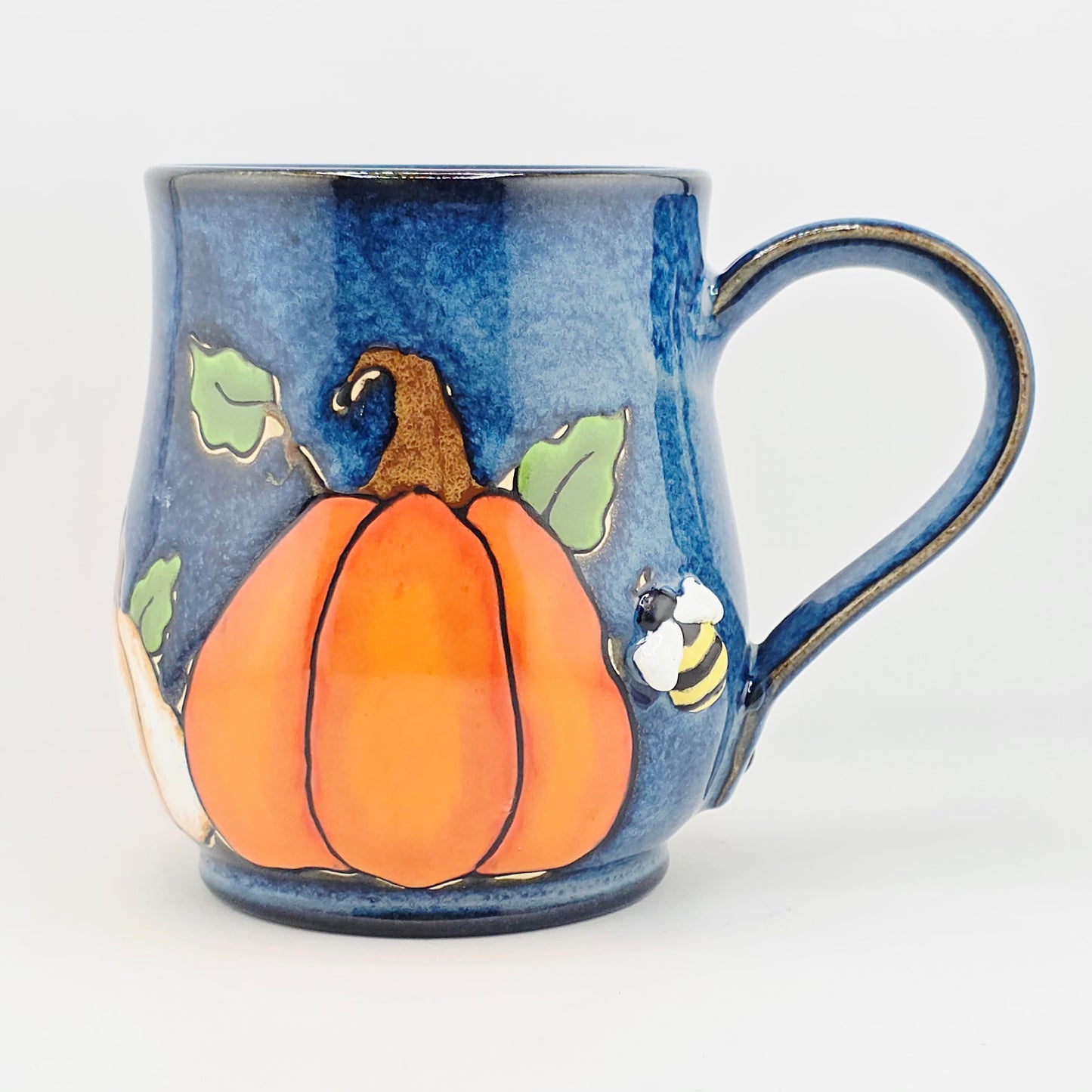 #05 Handmade stoneware mug 16-17 oz