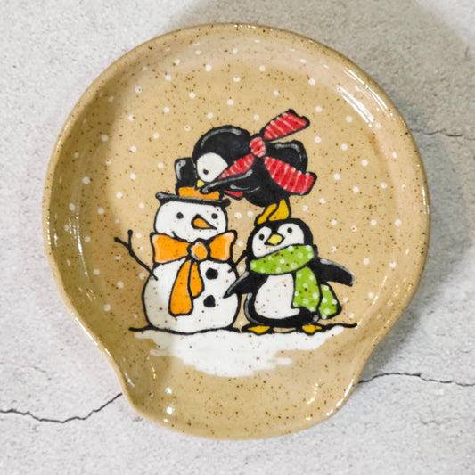 #33 Handmade stoneware spoonrest