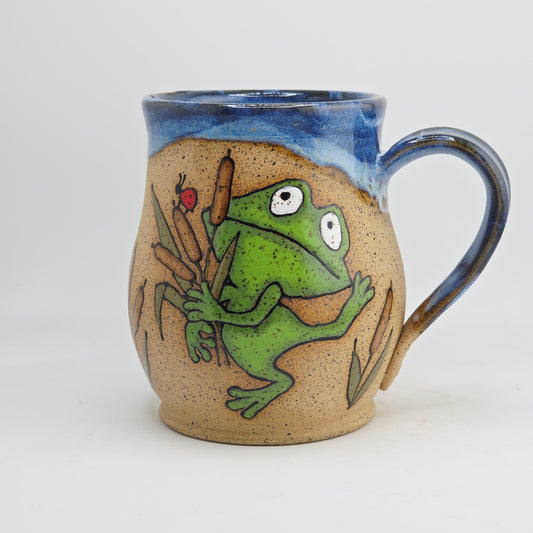 #07 Handmade stoneware Mug 18oz
